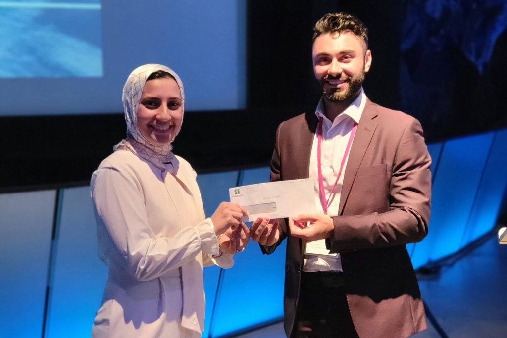 Alia Galal receives Best Poster Award from Canadian Association of Road Safety Professionals